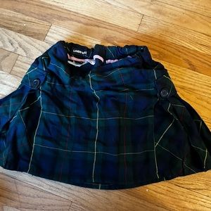 Lands end plaid uniform skirt